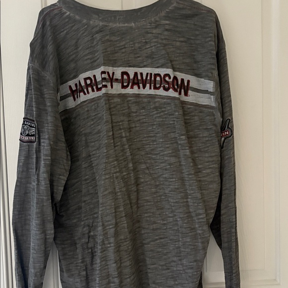 Harley Davidson men’s gray long sleeve 2xl - Picture 4 of 4